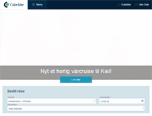 Tablet Screenshot of colorline.no
